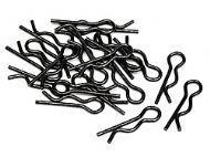 HPI 75106 - BODY CLIP (6MM/BLACK/20PCS)